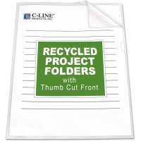 C-Line Jacket Project Folders - Letter, Poly, Clear (25/Box)