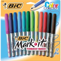 BIC ASSORTED COLOR MARKERS 12