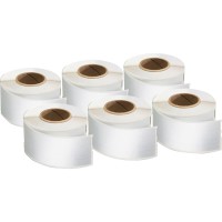 Dymo LabelWriter Label Roll - 9/16" Height x 3 7/16" Width - Rectangle - White