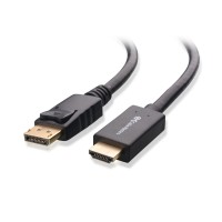 Cable Matters Gold Plated DisplayPort to HDTV Cable - 1 Meter (3 feet)