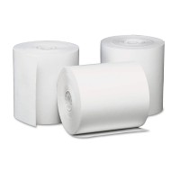 Universal Deluxe Direct Thermal Printing Paper Rolls, 3.13" x 230 ft, White, 50/Carton