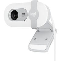 Logitech Brio 100 Full HD 1080P Webcam w/ Built-in Microphone - Off White