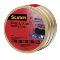Scotch Home and Office Masking Tape - 3PACK