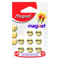 Maped magnets  diameter 10 mm, 8 pieces