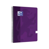 Oxford School Touch Spiral Pad A4 - 140 Pages (Purple)