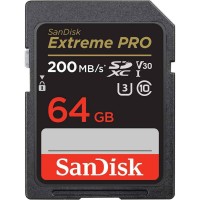 SanDisk SDXC Extreme Pro 200 MB/S UHS-I Class 10 U3 - 64GB