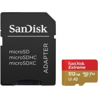 SanDisk Extreme MicroSDHC UHS-I Class 10 - 512GB