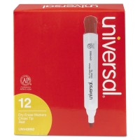 Universal Dry Erase Marker, Chisel Tip x12