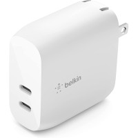 Belkin 40W USB-C PD Wall Charger, Dual USB-C Ports