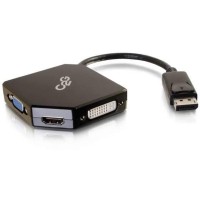 C2G DisplayPort to 4K HDMI/VGA/DVI Adapter Converter