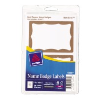 AVERY  NAME BADGE LABEL, 2.343 x 3.375 Size - 100/PACK