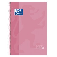 Oxford Classic European Notebook A4 4-Hole Line (80 Sheets) - Pink 
