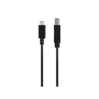 Monoprice 2.0 USB-C to USB Type-B Printer Cable, 480 Mbps (6.6 ft) - Black