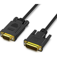 Active DVI-D to VGA, Benfei DVI-D 24+1 to VGA 6 Feet Cable Male to Male Gold-Plated Cord