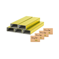 Yellow Gold Staples Colored Staples for Desk Manual 26/6 Standard Stapler Refill, 1000pcs Per Pack (Yellow)