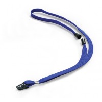 DURABLE BLUE CORD BADGE (10 PIECES)