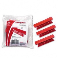 Pendaflex® Hanging File Folder Tabs, 1/3 Tab, 3 1/2 Inch, Red Tab