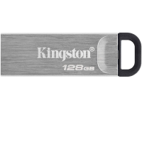 Kingston DataTraveler Kyson 128GB High Performance USB 3.2 Metal Flash Drive | DTKN/128GB