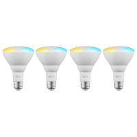 Nexxt Solutions Smart Home WiFi Bulb LED BR30 White 110 Volt (4 Pack) 