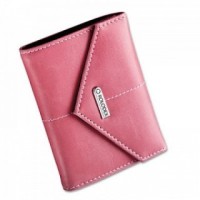 Rolodex Personal Leather Card Case  Pink