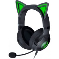 Razer - Kraken Kitty V2 Wired Gaming Headset with Chroma RGB Lighting - Black