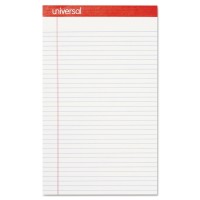 UNIVERSAL NOTE PAD LEGAL PERFORATED YELLOW 1X
