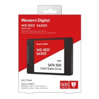 Western Digital 500GB WD Red SA500 NAS 3D NAND Internal SSD - SATA III 6 Gb/s, 2.5"/7mm, Up to 560 MB/s - WDS500G1R0A