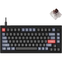 Keychron V1 Wired Custom Mechanical Keyboard - Knob Version (75% Layout) 