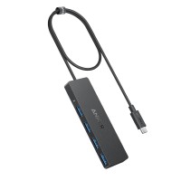 Anker USB-C Hub - 4 Ports USB 3.0 Data Hub - 2ft Extended Cable