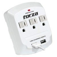 FORZA 3 OUTLET WALL TAP USB