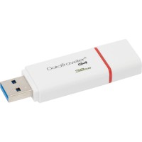 Kingston DataTraveler G4 DTIG4/32GB 32 GB USB Flash Drive - White and Red