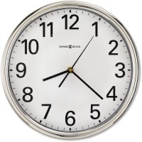 Hamilton Wall Clock, 12", Silver