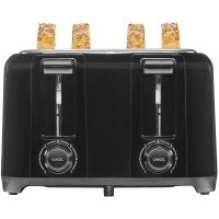 Proctor Silex 4-Slice Extra-Wide Slot Toaster - Black 