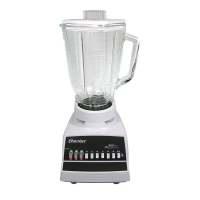 Oster Traditional 10-Speed Glass Jar Blender - White