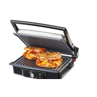 Oster 3-in-1 Nonstick Indoor Grill, Panini Press, and Lay-Flat Grill