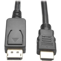 Tripp Lite P582‑006‑V2‑ACT DisplayPort 1.2 to HDMI Active Adapter Cable – 6 ft.