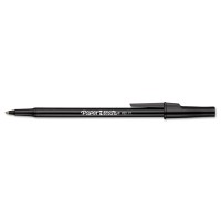 Paper Mate 4621401 Ballpoint Stick Pen, Black Ink, Medium, 60 Pens