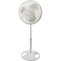 Lasko Oscillating 16 Inch Standing Fan - White 