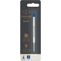 Parker Quinkflow Ballpoint Pen Refill - Blue 0.7mm Fine Point