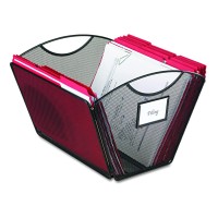 Safco® - Desk Organizer - Mesh Desktop Tub File - 9-1/2in. x 12-1/2in. x 13-3/4in. - black