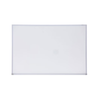Universal 36 in. x 24 in. Melamine Dry Erase Board with Anodized Aluminum Frame (UNV43623)