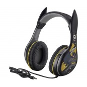 eKids Batman Headphones for Kids, Wired Headphones (3.5mm Jack) 