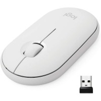 Logitech Pebble M350 Wireless Mouse - Off White