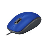 Logitech M110 Wired Mouse - Blue