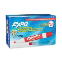 EXPO DRY ERASE RED 12X