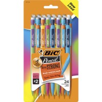 Bic Mechanical Pencils w/ Colorful Assorted Barrels (24 Pack)
