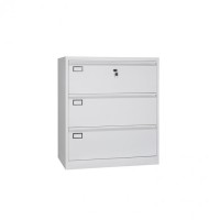 MESA Iris 3-Drawer Large Cabinet – White 
