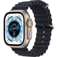 Apple Watch Ultra 49mm Titanium Case With Midnight Ocean Band (GPS + Cellular)