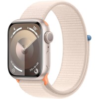 Apple Watch Series 9 (GPS) Starlight Aluminum Case with Starlight Sport Band - 41mm S/L
