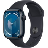 Apple Watch Series 9 (GPS) Midnight Aluminum Case with Midnight Sport Band - 41mm M/L